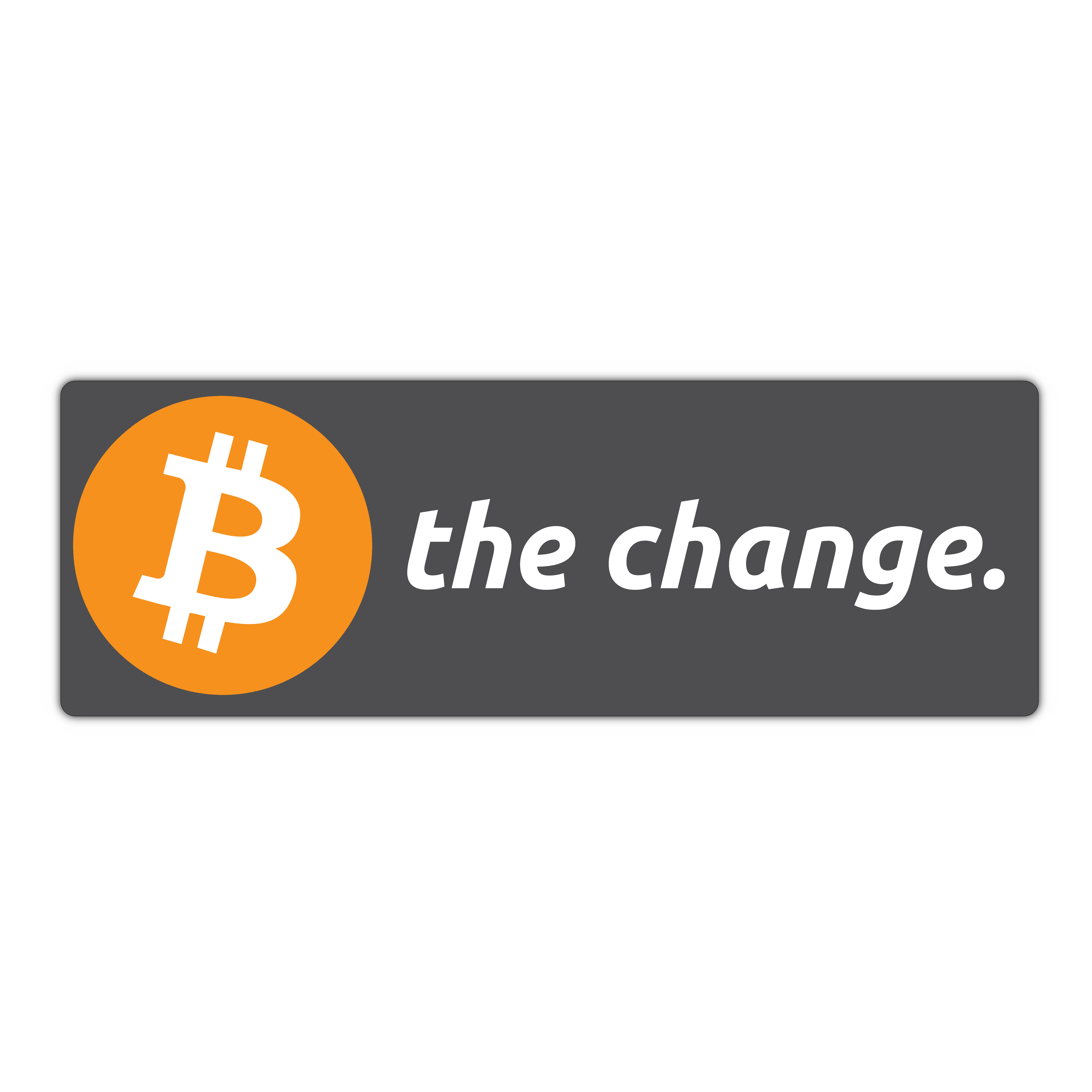 B the change Sticker (100x33mm)