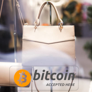 BITCOIN ACCEPTED HERE Window Sticker (170x57mm)