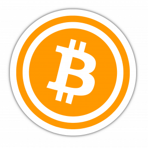 Bitcoin "B" Sticker (70x70mm)