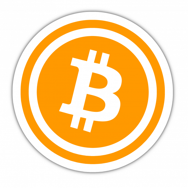 Bitcoin "B" Sticker (70x70mm)