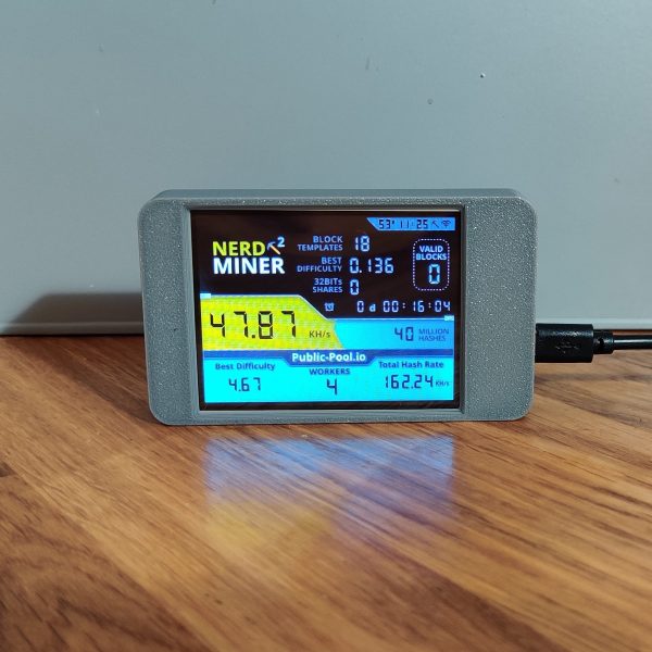 Large Format NerdMiner - 2.8" Screen with Pool Monitor - Image 10