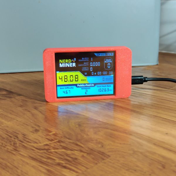 Large Format NerdMiner - 2.8" Screen with Pool Monitor - Image 13
