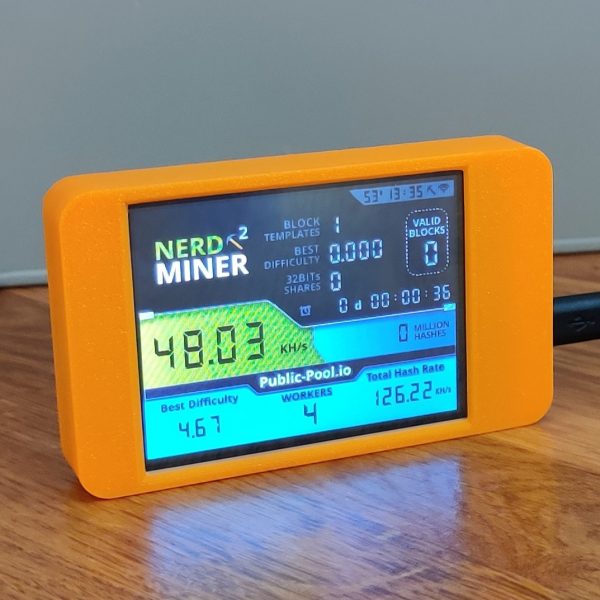 Large Format NerdMiner - 2.8" Screen with Pool Monitor - Image 20