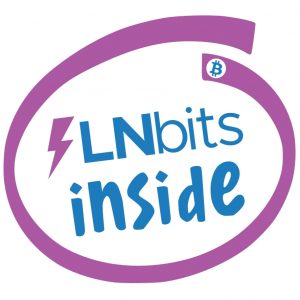 LNBits INSIDE Sticker (60mm) 100% Profits to LNBits