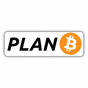 "Plan B" Sticker (100x33mm)