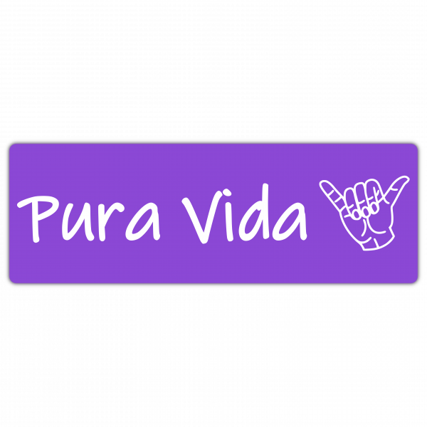 PURA VIDA Sticker (100x33mm)