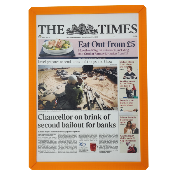The Times - Framed (A4) - Image 4