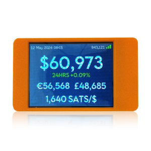 Bitcoin Price Ticker - 2.8" Screen